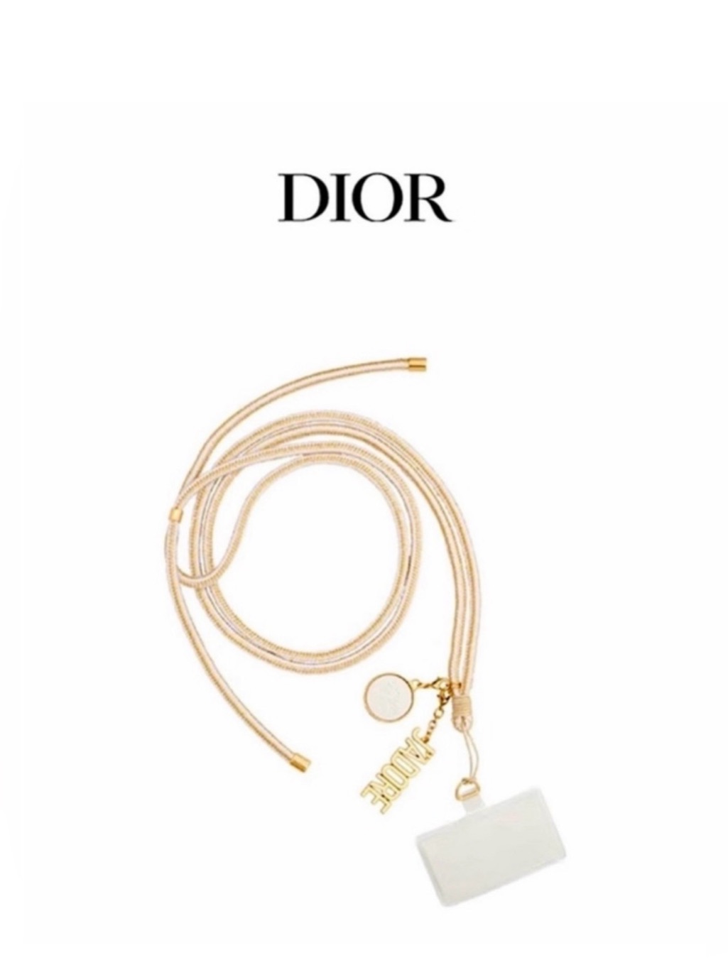 Dior Jadore Charm Phone Attachment New